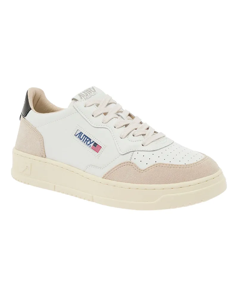 AUTRY Men's Low Top Sneaker Medalist White Leather Cow Trainers White