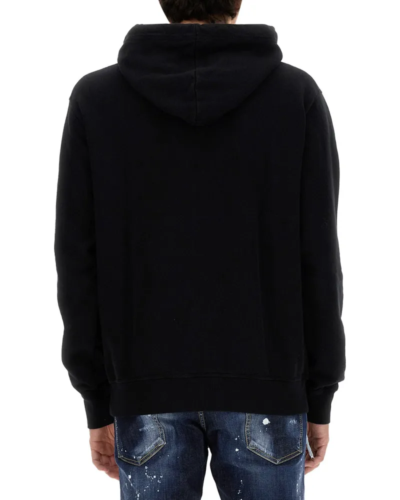 Dsquared2 Globetrotter Sweatshirt — Black Black