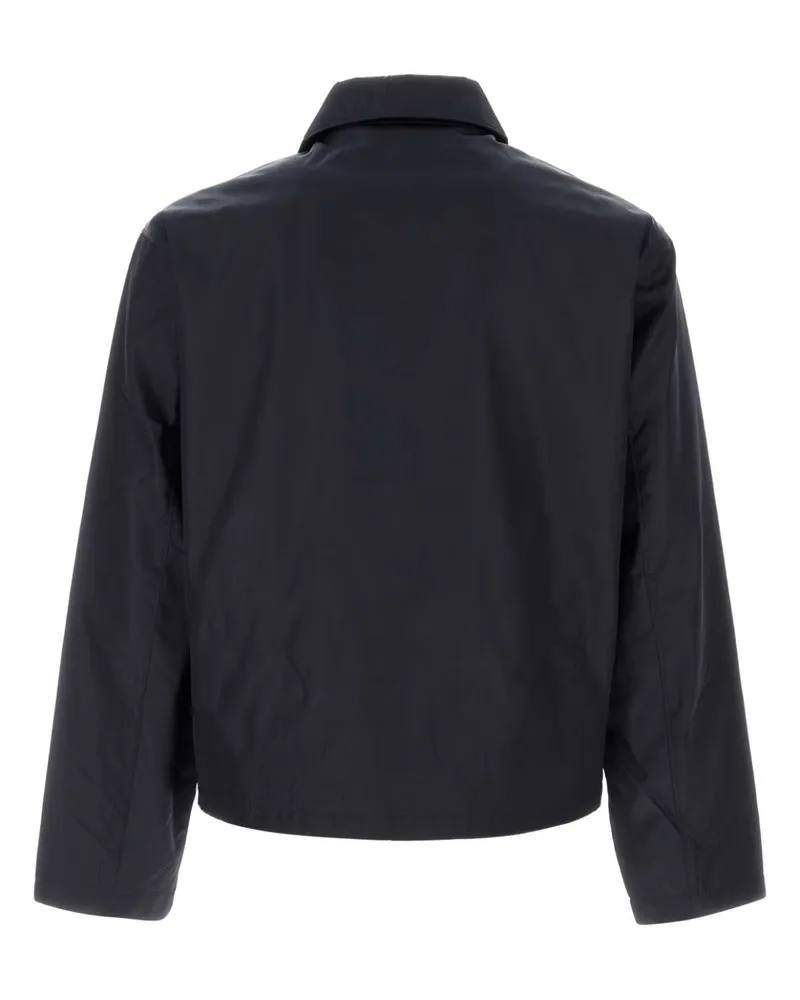 Prada Men's Navy Blue Re-Nylon Jacket Blu Giubbini Navy
