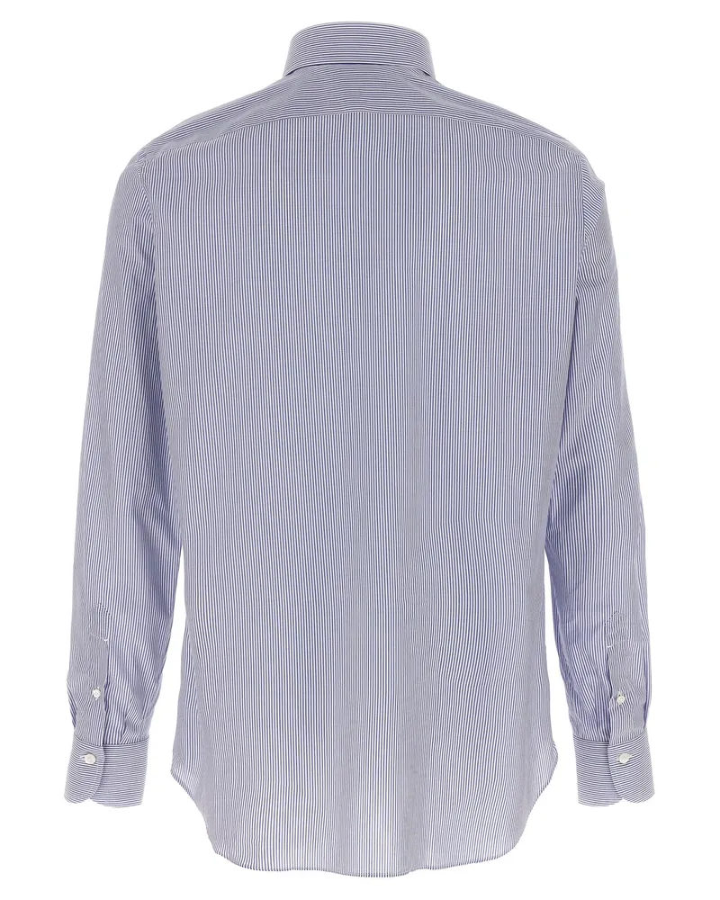Finamore 1925 Napoli Shirt — Blue Blue