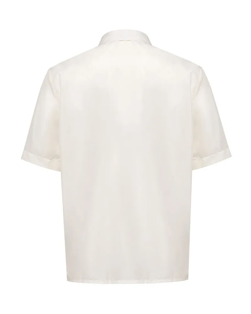 Dior Men's White Polyester Shortsleeve Shirt White