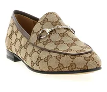 Women's Beige Polyester Slip-On Loafers