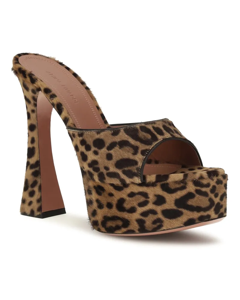 Amina Muaddi Dalida Sandals — Brown Brown
