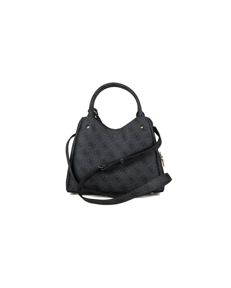 Guess Women's Handbag Coal Logo Polyurethane Bags - Handbags Black