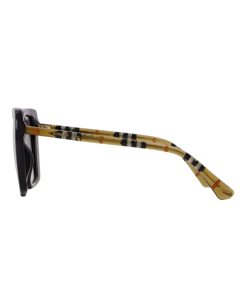 Burberry Unisex 0be4456 Sunglasses -  Acetate Black Accessories Black