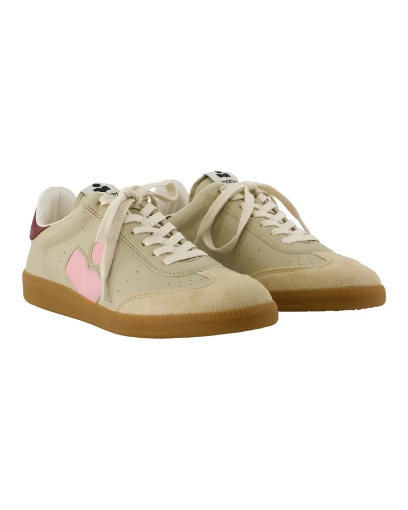 Isabel Marant Women's Bryce Trainers -  Leather Multi Lambskin Shoes Sneakers Multicolor