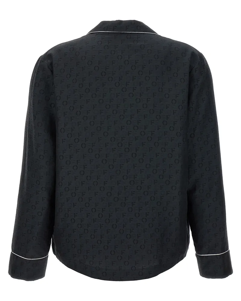 OFF-WHITE Women's Black Silk Blouse Black