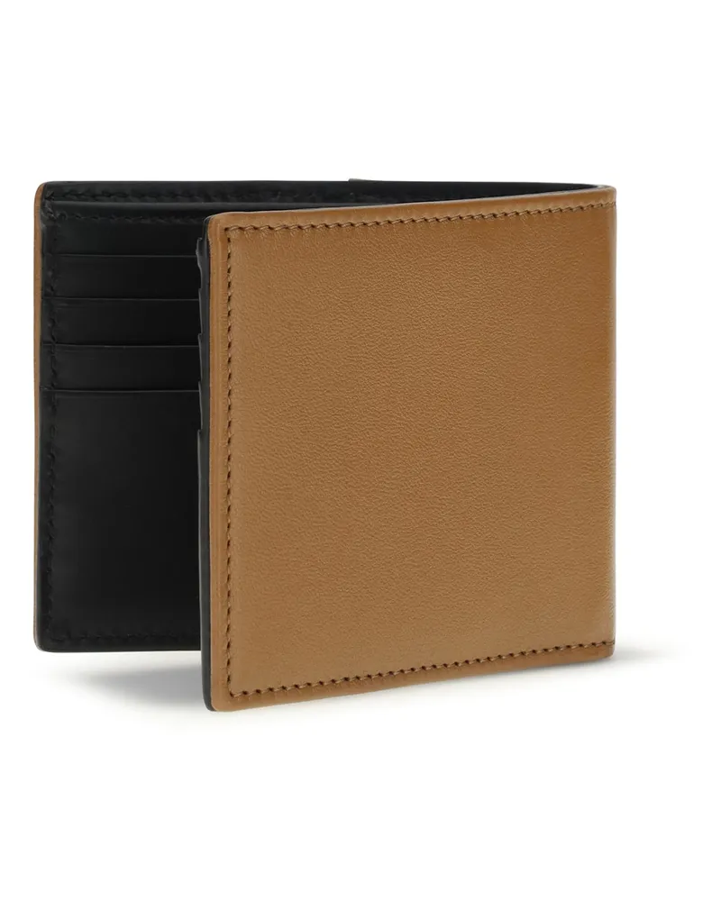Valentino Garavani Men's Viva Superstar Wallet Nero-Spice Calf Leather Bos Taurus Nero/spice Brown