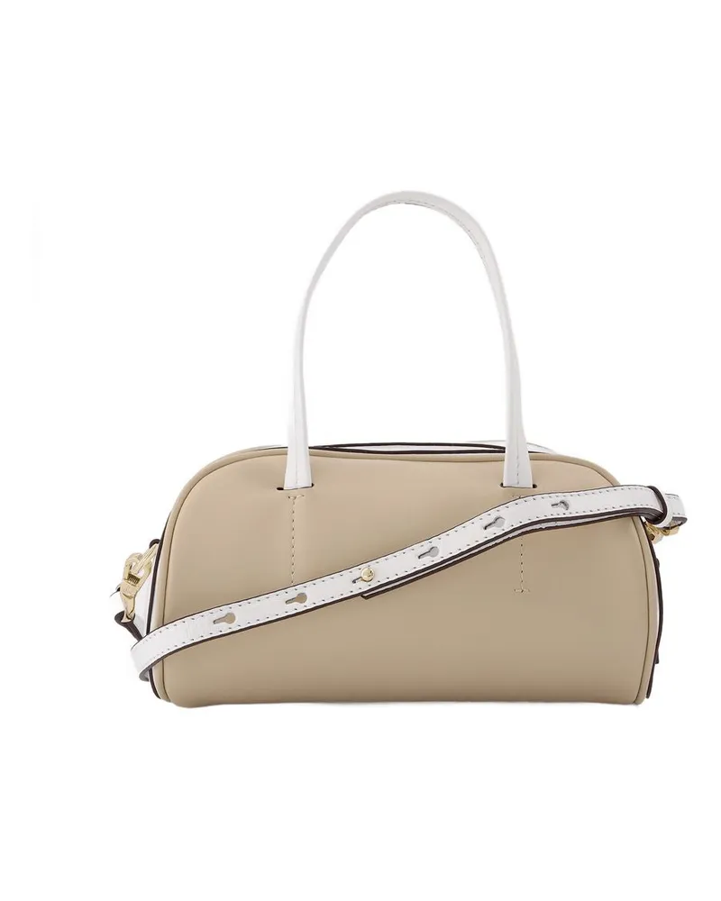 Manu Atelier Hourglass Shoulder Bag — Beige Beige