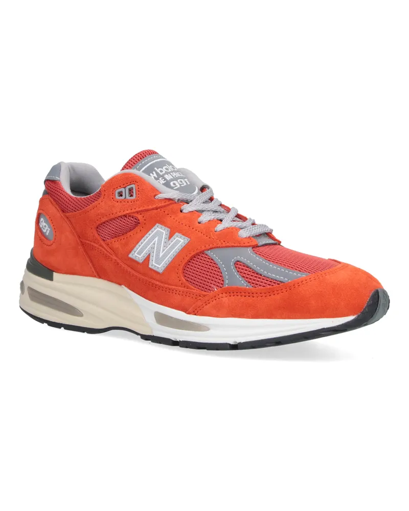 New Balance Unisex Sneakers Orange Suede Orange