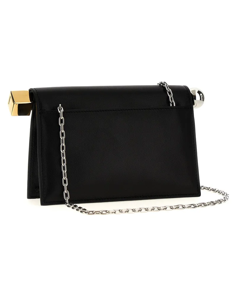 Jacquemus Nappa Leather Clutch — Black Black