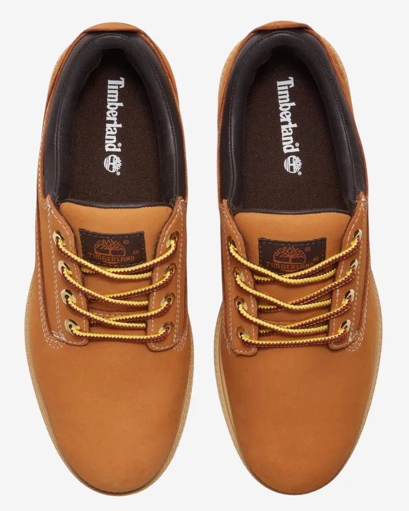 Timberland Men's Waterproof Leather Chukka Boot Beige Rubber And Suede Beige