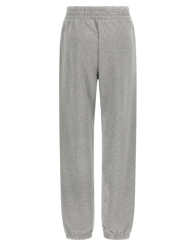 OFF-WHITE Logo-Embroidered Joggers — Gray Gray
