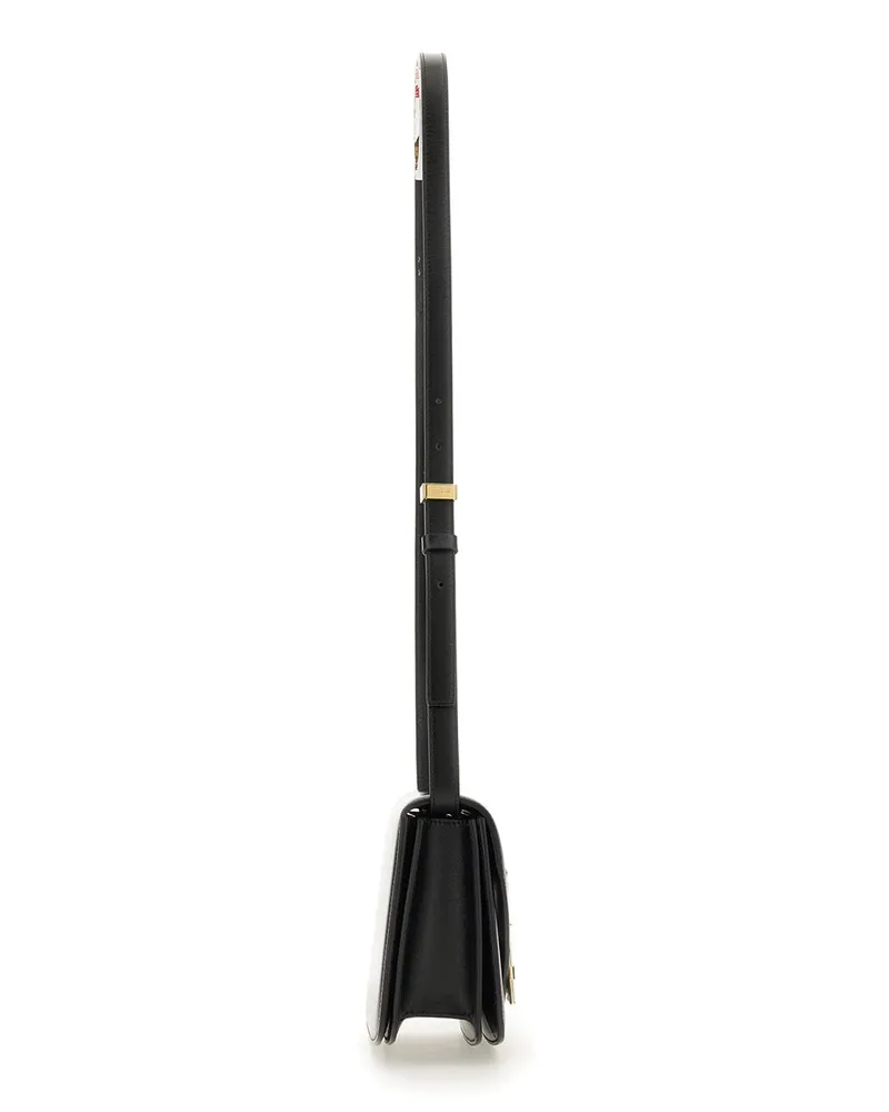 Ferragamo Calf Leather Shoulder Bag — Black Black