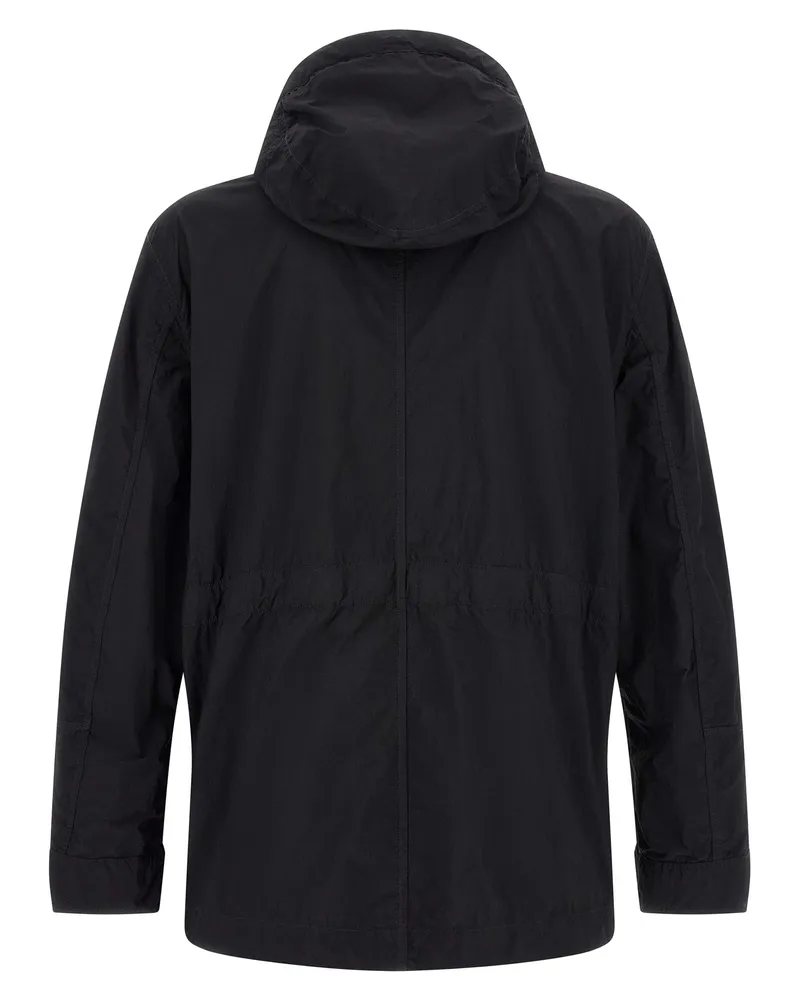 Stone Island Men's Black Polyamide Shell Jacket Clothing Black