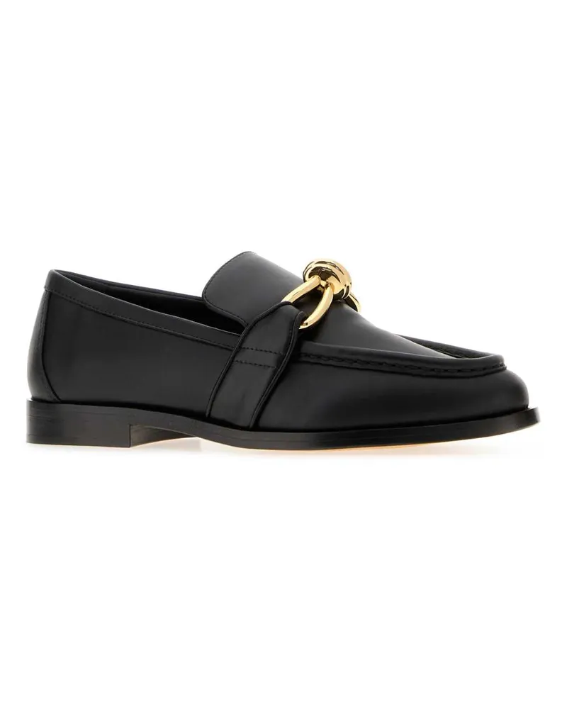 Bottega Veneta Black Mocassini Loafers Black