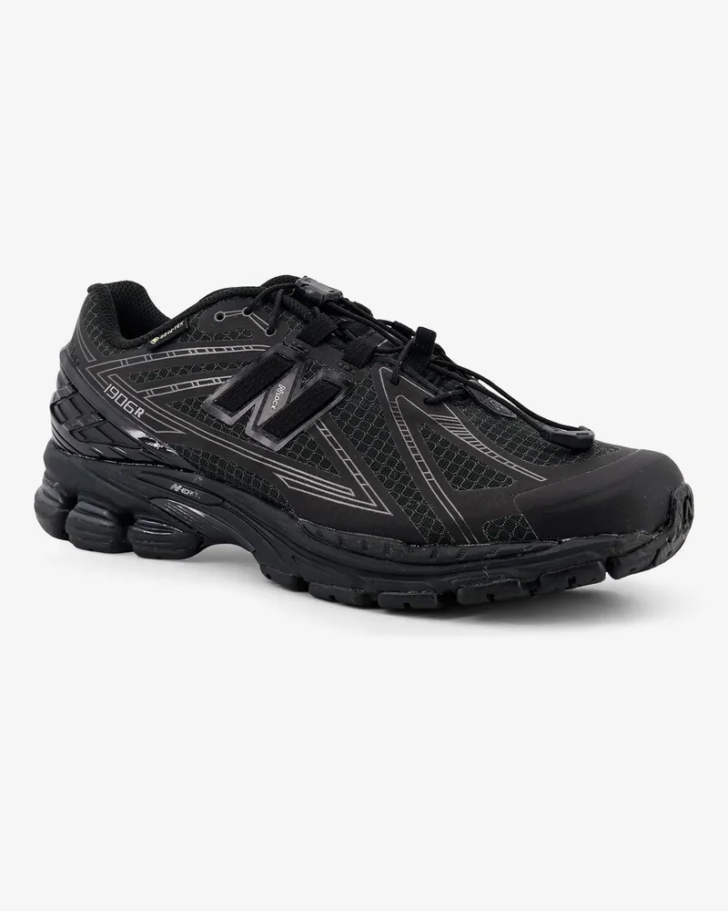 New Balance Men's Sneakers Gore-Tex Black Technical Fabric-Rubber Trainers Fabric/rubber Black