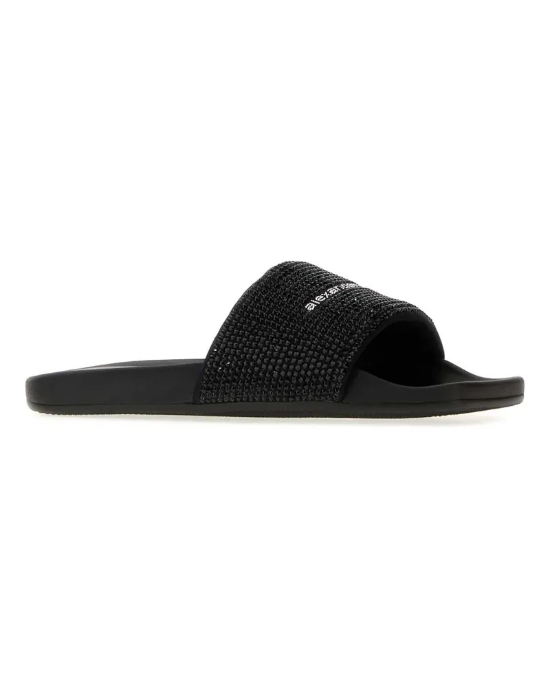 Alexander Wang Hotfix Slipper — Black Black