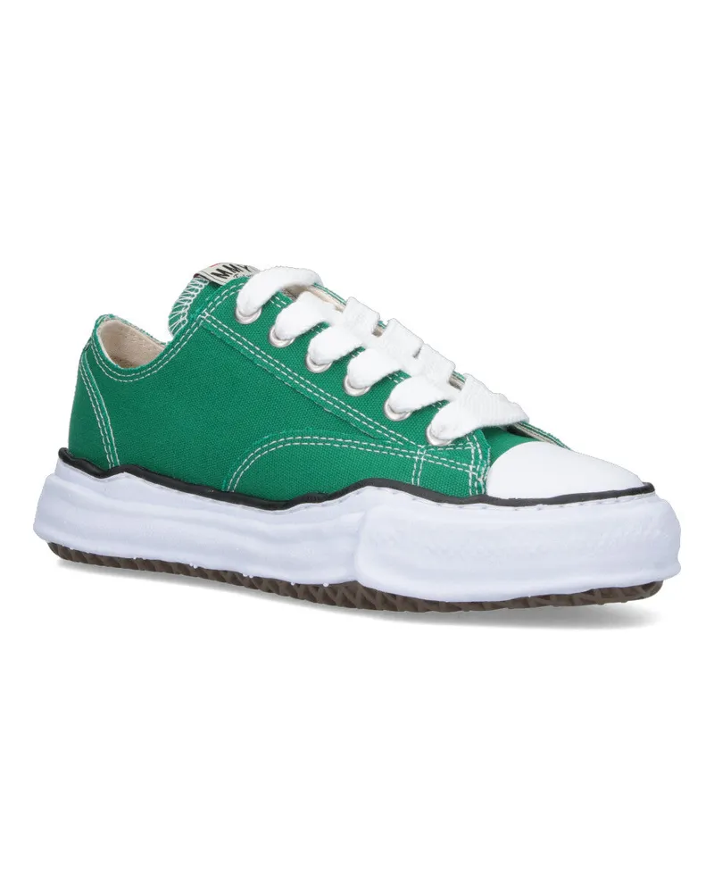 MIHARAYASUHIRO Unisex Sneakers Green Upper: Cotton Green