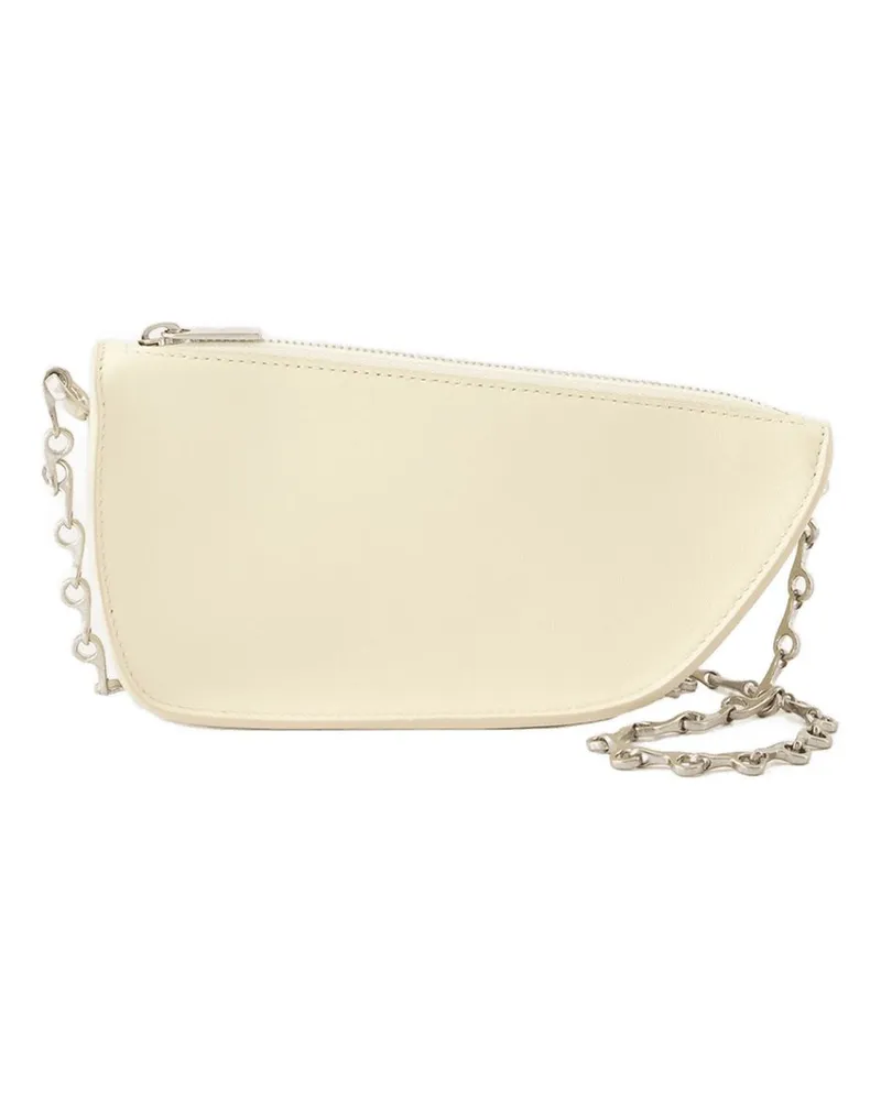 Burberry Unisex Shield Wallet Beige Lambskin Beige