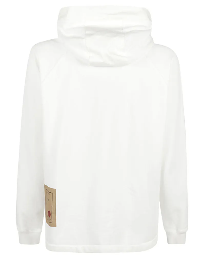 Ten c Cotton Hoodie — White White