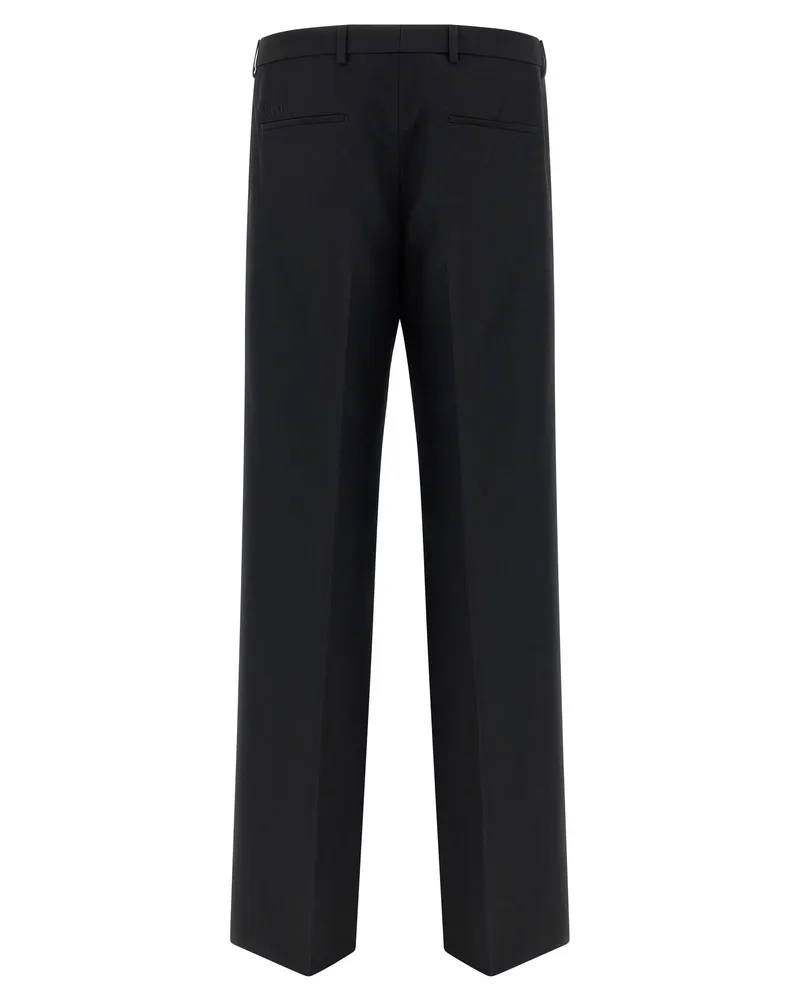 Gucci Men's Black Polyester Dress Pants Black
