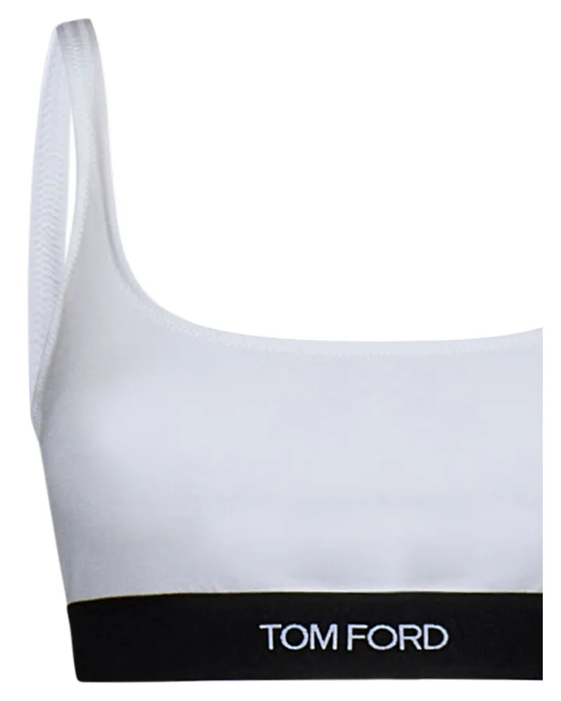 Tom Ford Women's Top White Modal Tops White