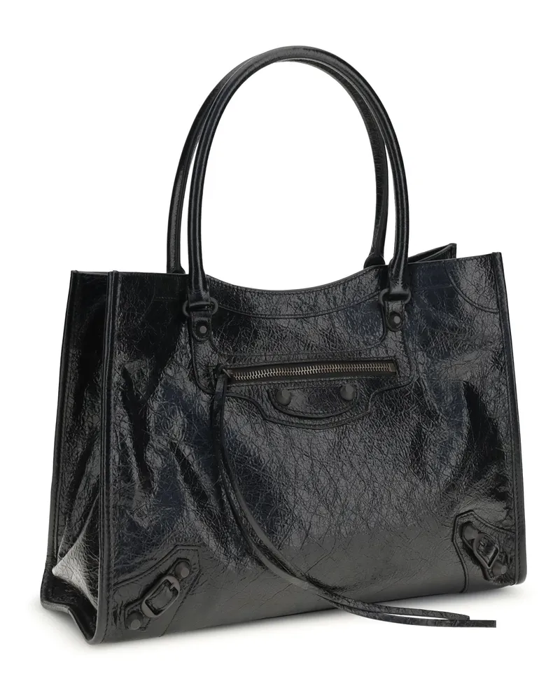 Balenciaga Le City Shoulder Bag — Black Black