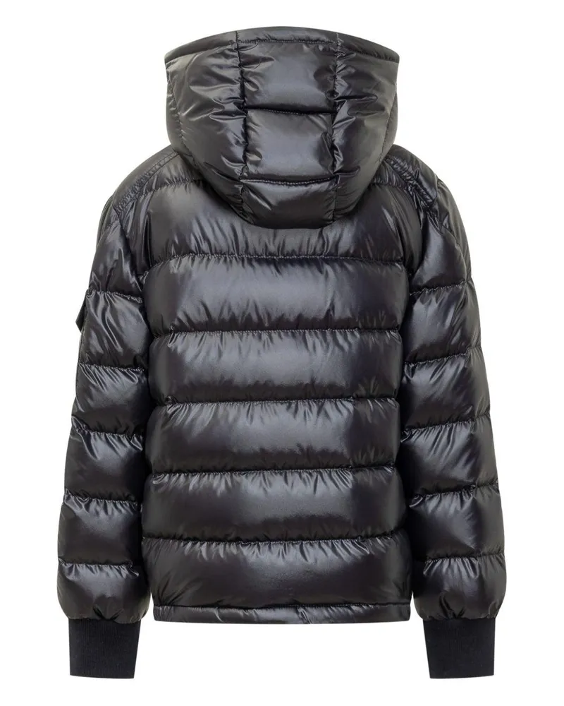 Moncler Boys' Kids Down Jacket Manaem Blue Padded Black