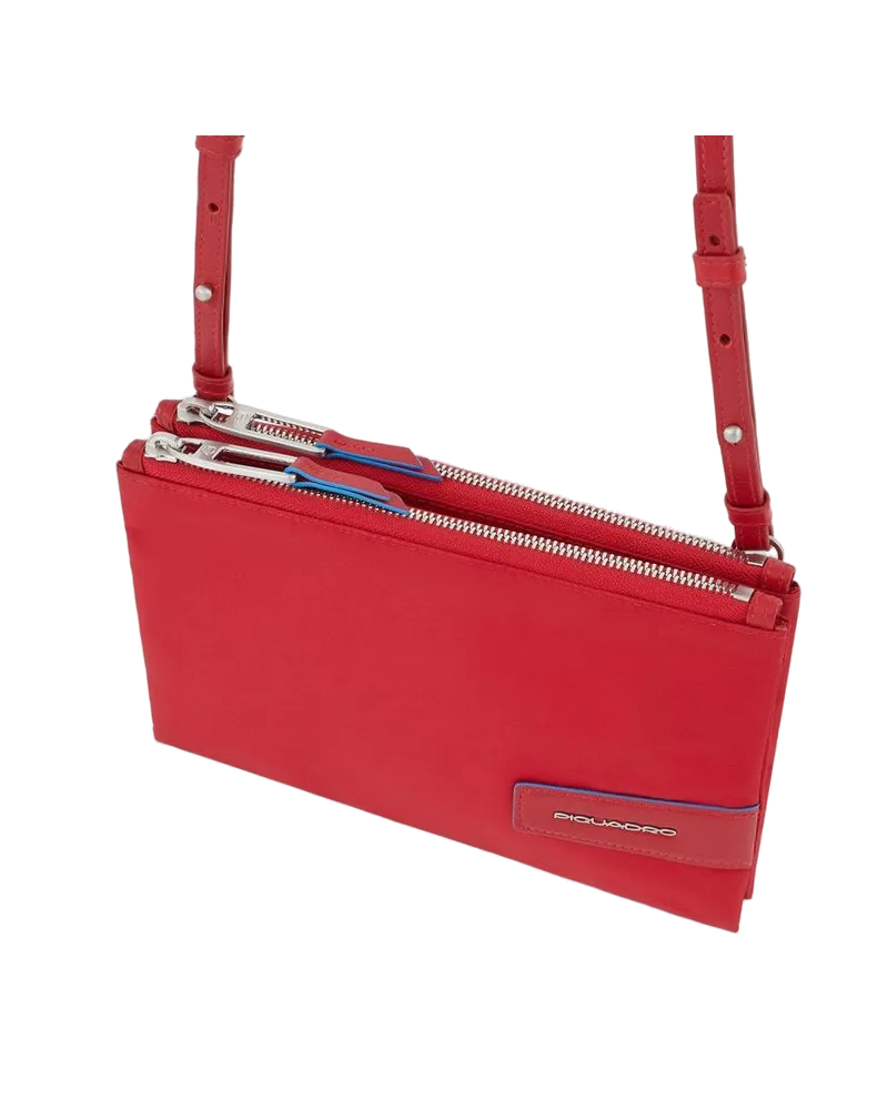 Piquadro Men's Clutch Red Recycled Nylon Bags - Clutches Red