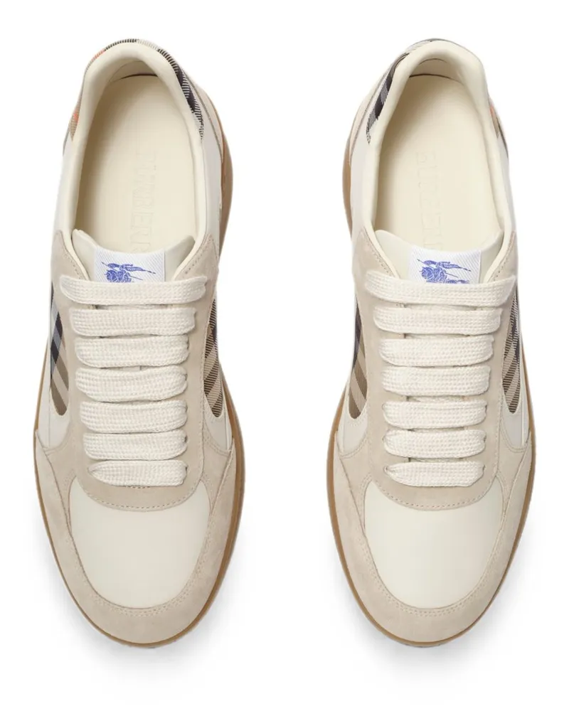 Burberry Terrace Sneakers — White White