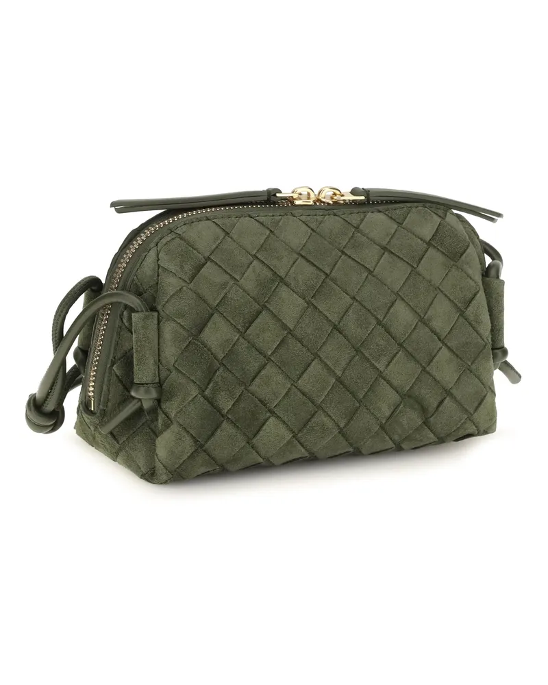 Bottega Veneta Mini Loop Shoulder Bag — Green Green