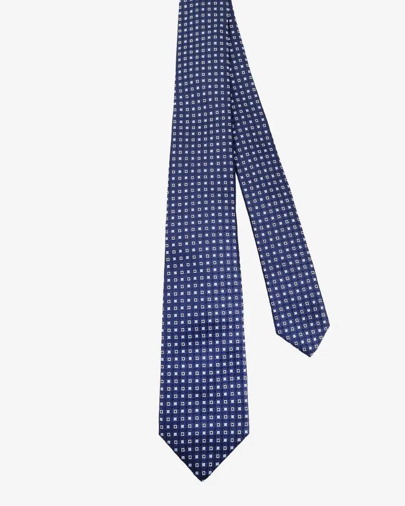 Kiton Men's Silk Tie Blue Ties & Bow Navy