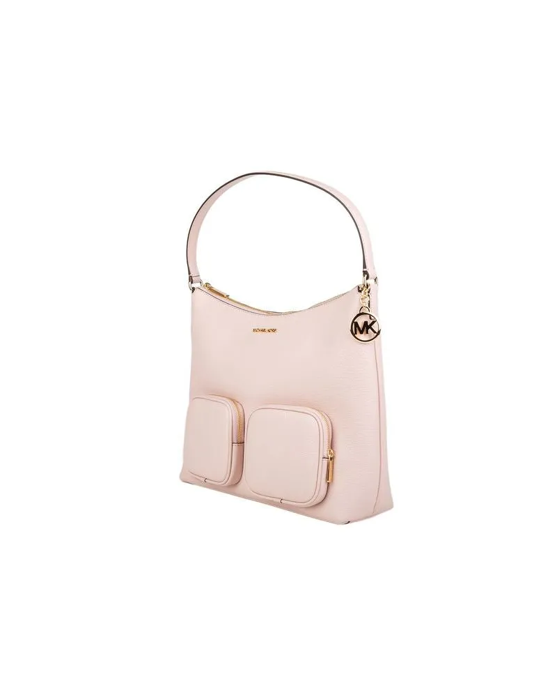 Michael Kors Merritt Large Cargo Shoulder Bag — Pink Pink