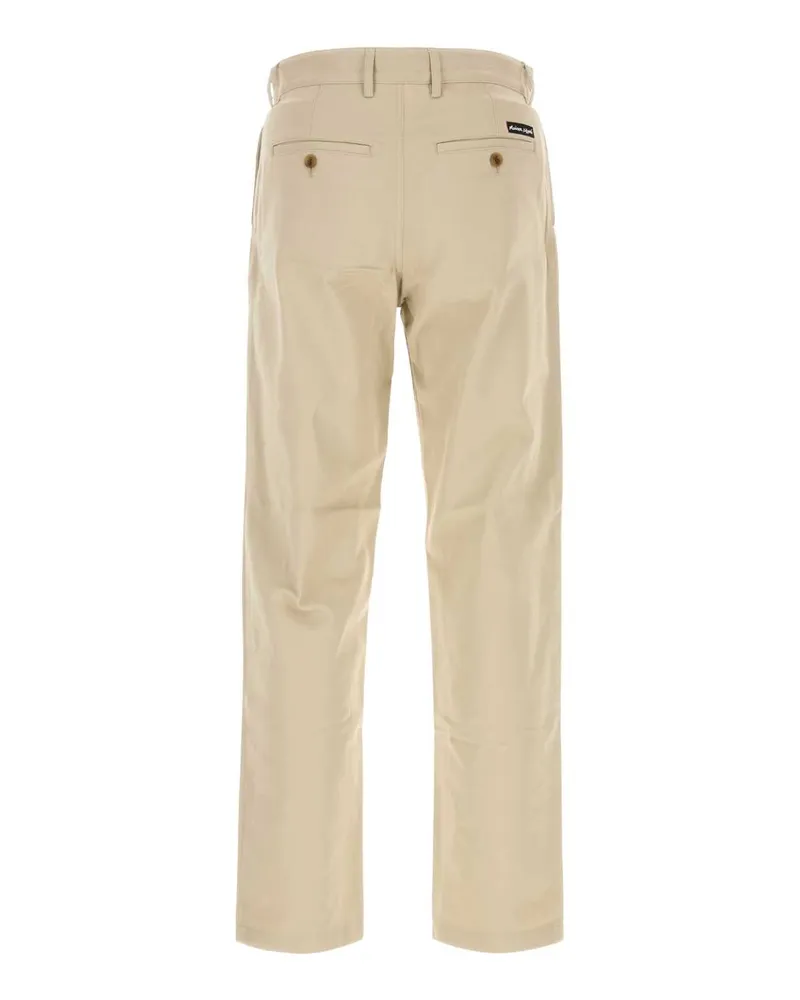 Kitsuné Men's Beige Cotto Pant Dune Exterior: Cotton Pantaloni Beige