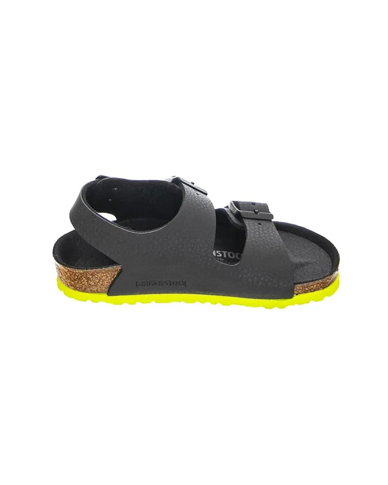 Birkenstock Logo-Detailed Synthetic Sandals — Black Black