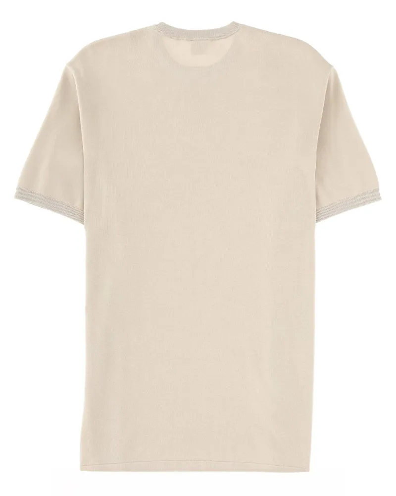 ASPESI Cotton T-Shirt — Beige Beige