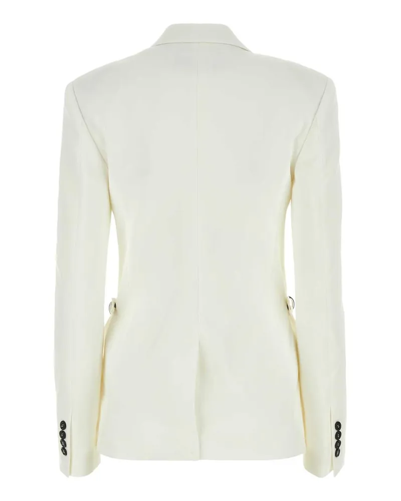 J.W.Anderson Women's Giacca Blazer White Polyester Wool Elastane Blazers White