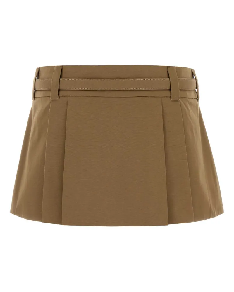 Miu Miu Mini Skirt — Beige Beige