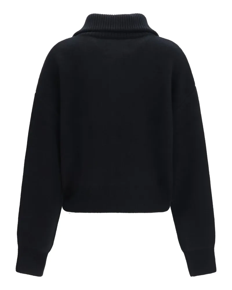 extreme cashmere Women's N°377 Clement Cashmere Sweater Raven Kashmir-Capra Hircus Kashmir/capra Black