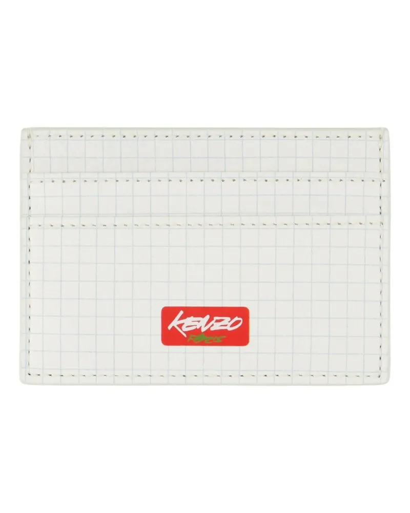 Kenzo Unisex Card Case -  Leather White Accessories Card-Holder White
