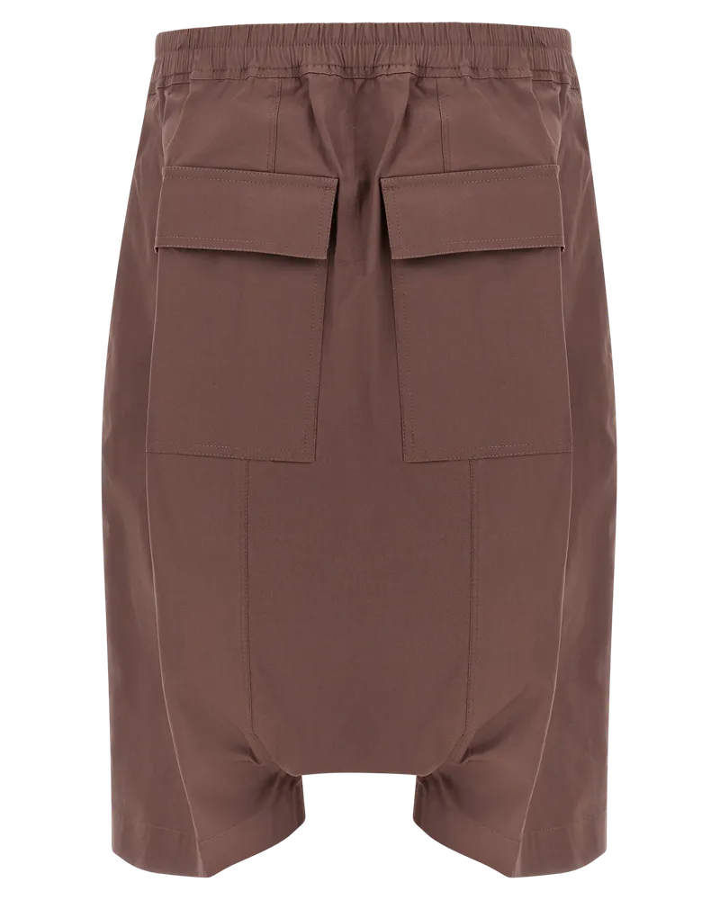 Rick Owens Men's Brown Cotton Bermuda Shorts Brown