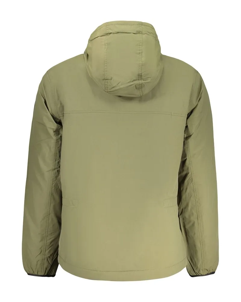 Napapijri Recycled Polyamide Hooded Jacket — Green Green