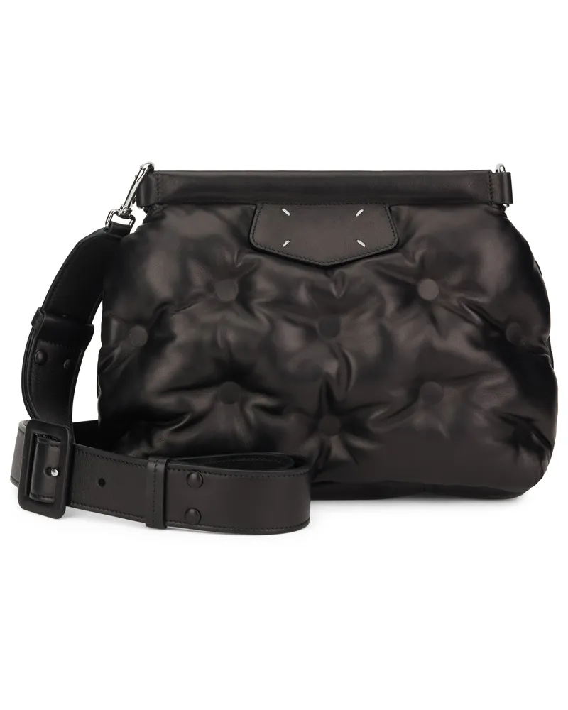 Maison Margiela Women's Shoulder Bag Glam Slam Black Calfskin Black