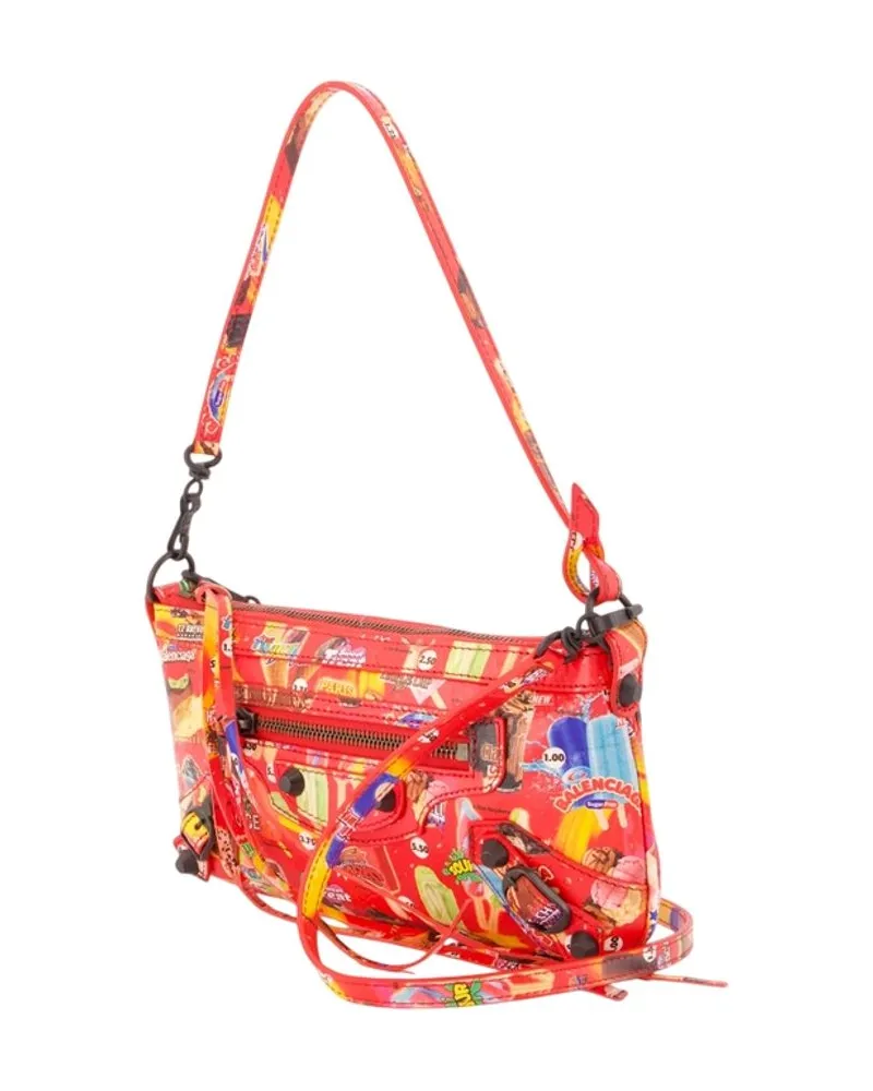 Balenciaga Le City Shoulder Bag — Red Red