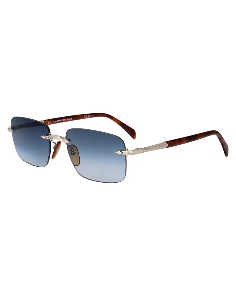 EYEWEAR by DAVID BECKHAM Men's Sunglasses Palladium Havana Metal Silver