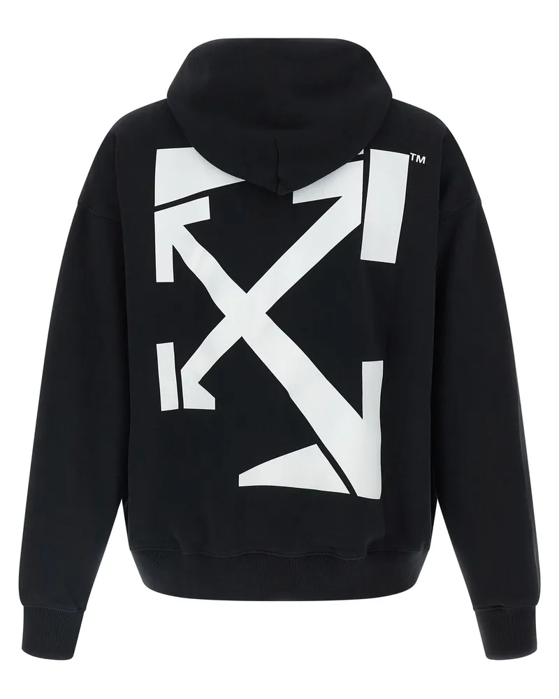 OFF-WHITE Men's Bicolor Cotton Sweatshirt Clothing Black