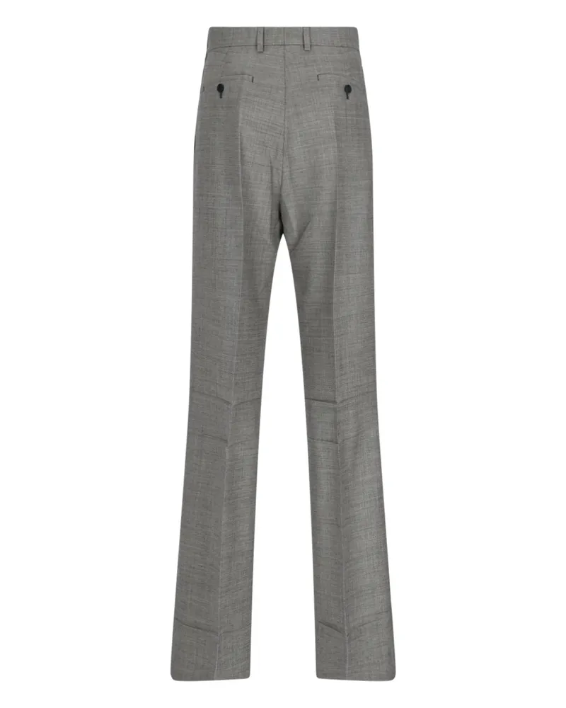 Prada Women's Trousers Grey Wool Gray