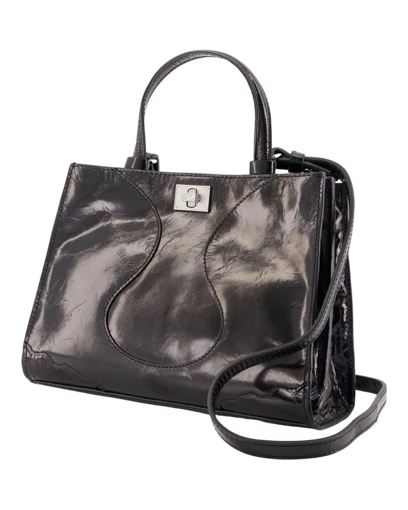 Zadig & Voltaire Women's Jack Nano Vintage Patent Bag -  Leather Black Cowhide Handbags-Purses Black