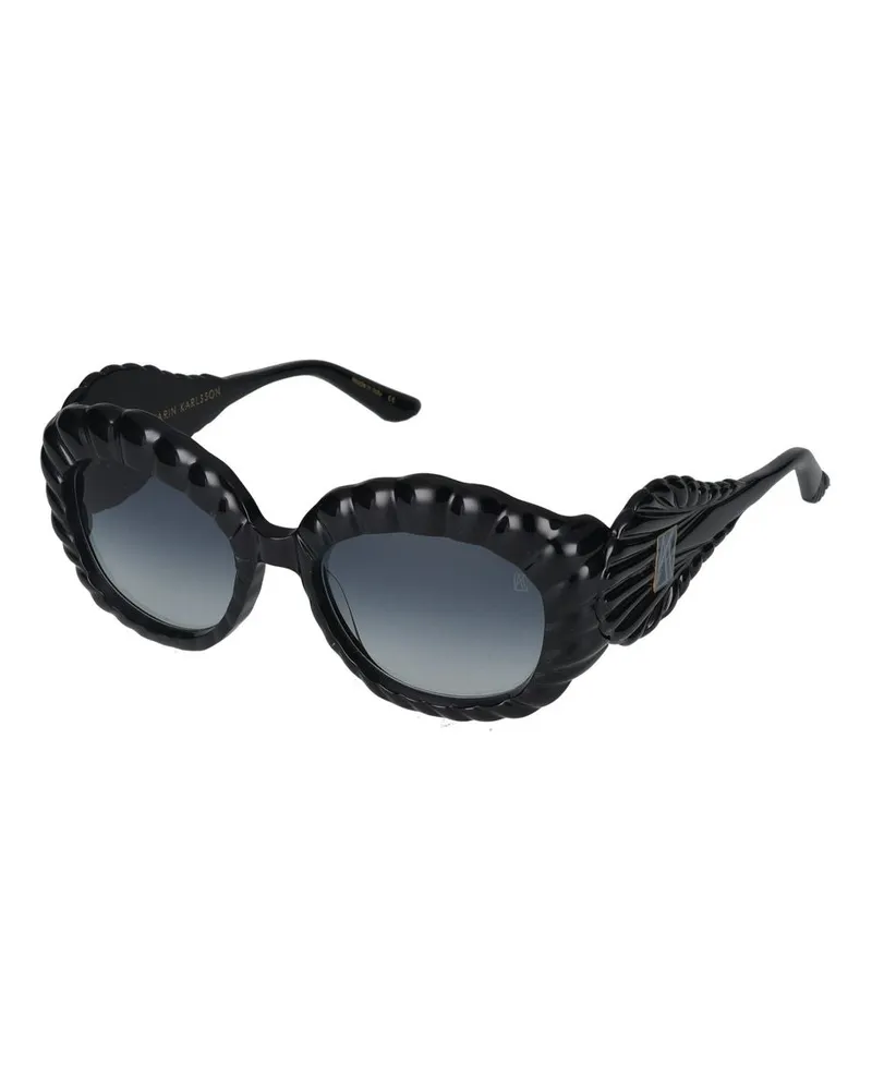 Anna-Karin Karlsson Women's Shade Sunglasses Black Acetate Black